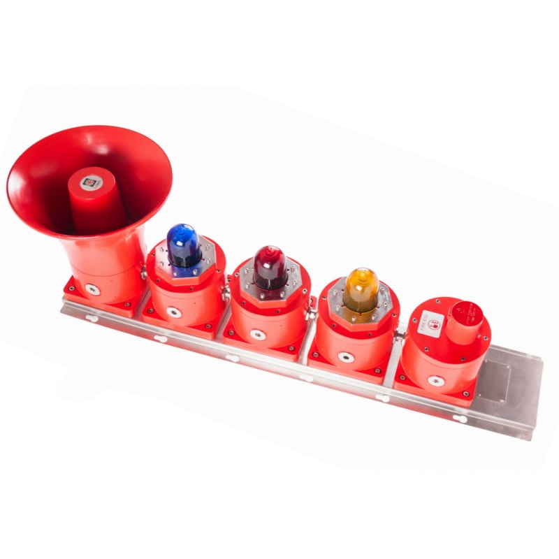 SB150-2,3,4 GRP EXD Beacon & Sounder Combined with Either Junction Box or Push Button