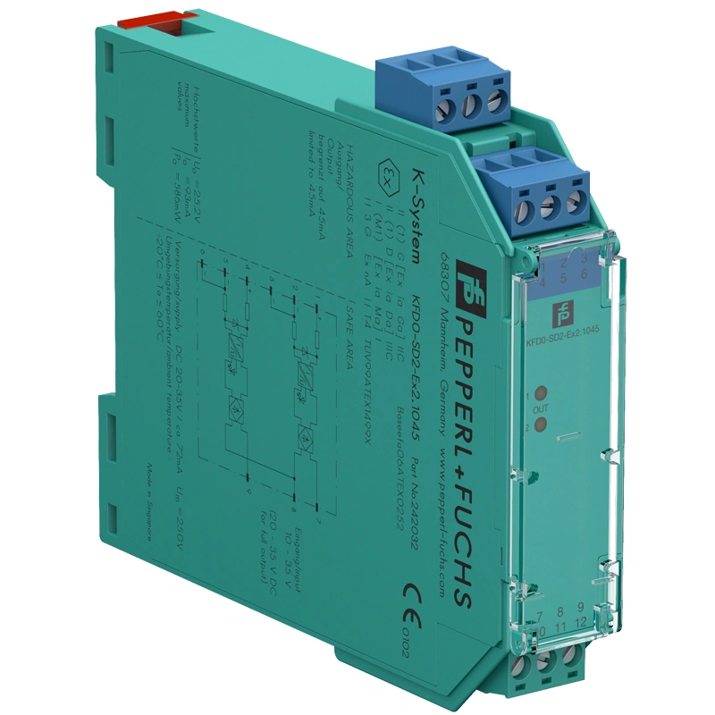 Intrinsically Safe - Galvanic Solenoid Driver KFD0